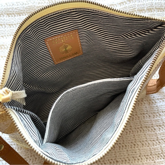 Jana Lam Gold Leather Crossbody Bag - Picture 4 of 10